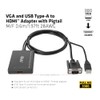 Club3D CAC-1720 VGA and USB Type-A to HDMI™ Adapter with