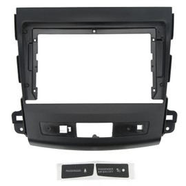 9in Car Stereo Radio Fascia Navigation Panel Frame Replacement for MITSUBISHI OUTLANDER 2008‑2012