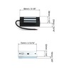 QWORK Electric Magnetic Lock, 2 Pack 60kg 130LBs Holding Force