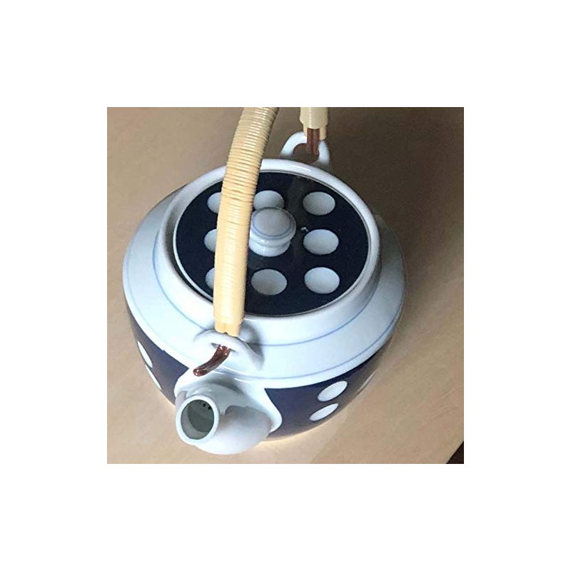 Polka Dot No. 6 Earthenware Bottle with Stainless Steel Tea