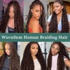 1WS #30 Deep Wave Braiding Hair Extensions 18 18 18