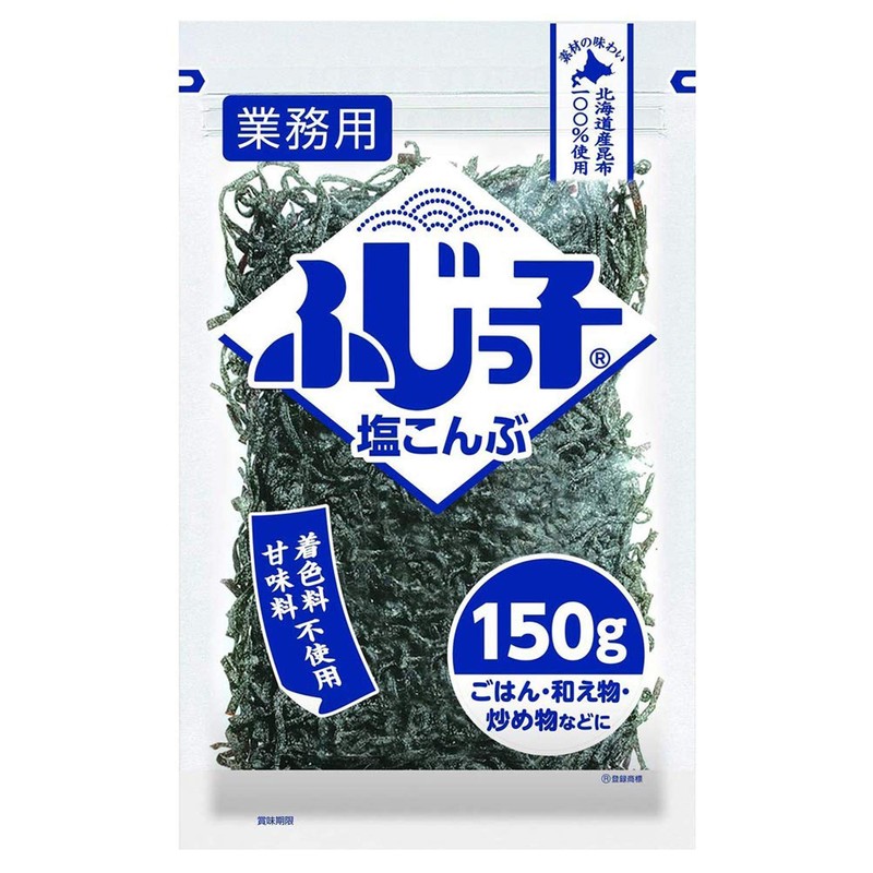 Fujicco Japanese Seasoned Kelp Strips (Shio Kombu), 140g - Pack