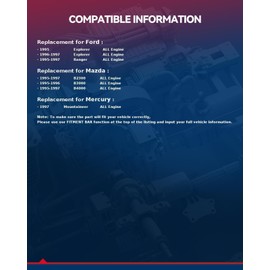 KAX Brake Master Cylinder with Reversior ABS Sensor Included Compatible with Mazda B2300 1995-1997, High Performance Aluminum Alloy Replacement Part, Direct Fit OEM Spec