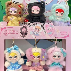 Sunycoco Rebellious Sweetheart Series Plush Blind Box, Cute Vinyl Plush Doll Random Surprise Set:_A Bags