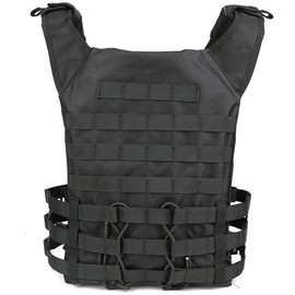Airsoft Tactical Vest Fishing Hunting Training Clothing Vest Outdoor Jungle Sports Equipment Accessories Jacket (Black)