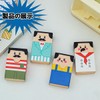 LUYING Eraser, Elementary School Students, Stationery, Eraser, Uncle Bald Eraser,