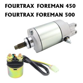 Motorsupermarkets Starter for Honda TRX500FE FourTrax Foreman ES 2005-2011 with Relay