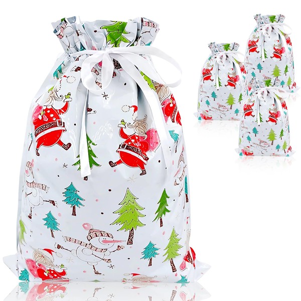 QRTDXP 39 * 51cm Large Size Xmas Gift Wrapping Bag,