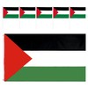 1 Palestinian Flag (90 x 150 cm), 5 Hand Waving