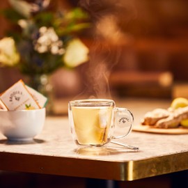 Brodies Tea, Lemon & Ginger, Caffeine Free Tea Imported from Scotland, Box of 20 Tag and Envelope Bags (Pack of 1)