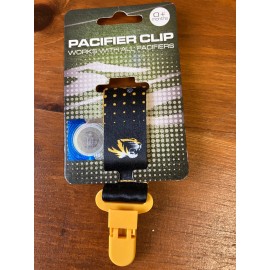 Missouri Tigers Pacifier Clip NEW