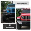 Linksip Angry Eye Headlight Covers Compatible with 2024 2025+ Jeep