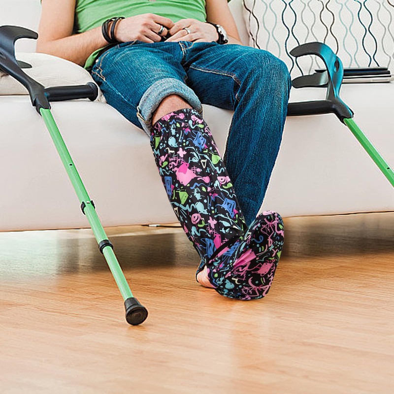 Leg Cast Covers - Black Cast Covers,Cast Sock Over Cast,