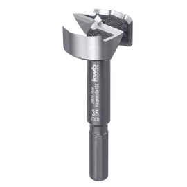 kwb Speed forstner bit Ø 35 Mm Made of Hardened and Tempered Special Steel with Precise Serrated Edge, Centre Point, Optimally Sharpened and Hardened Cutting Edges and Polished Surface.