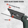 WORKPRO 3Pack Folding Utility Knife Quick Change Blade Razor Knife