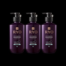 Ryeo 려 자양윤모 민감성 샴푸 3종 기획세트1200ml(400ml X 3) Ryeo Ja Yang Yoon Mo Sensitive Shampoo 3-Piece Set 1200ml (400ml x 3)