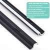 MOPMS Draft Stopper Sweep, Door Weatherproofing Stripping, Window Seal Strip