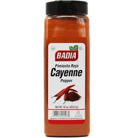 Badia Pimienta Roja Cayena 453.6g Badia Cayenne Pepper 16oz Pepper Red Ground (CAYENNE) – 16 OZ