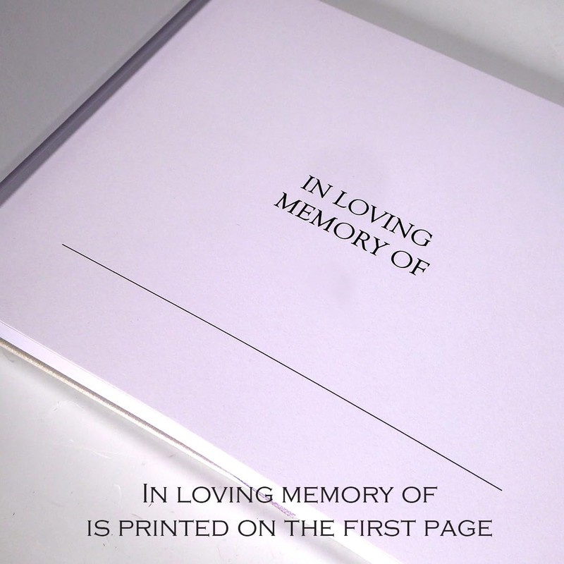 Treasured Memories Book, A Visitors Book for Funerals and Bereavement