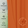 Easy-Going Outdoor Curtains Waterproof Windproof Weatherproof Curtain for Patio, Cabana,