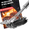 USA Kitchen Elite The Rolls Royce of Grill Brushes Stainless