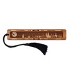 Raven with Moon Engraved Wooden Bookmark with Tassel - Also