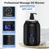 Massageöl Wärmer mit Gesichts-Roller-Set, iklestar Professioneller Massage öl wärmer gerät,