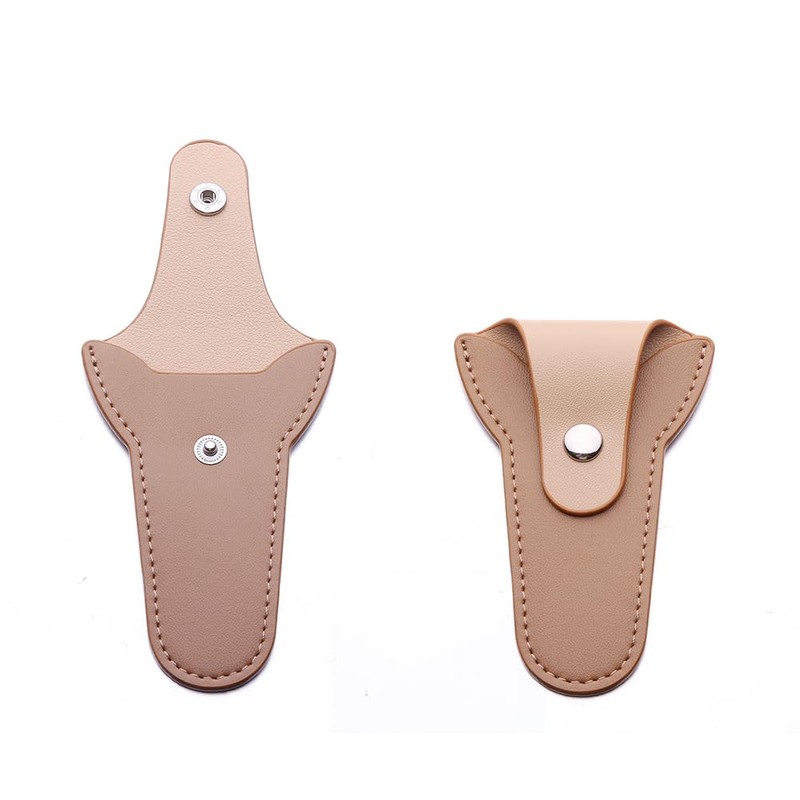 DAIXIANGER Professional Cuticle Nipper Holster, Protective Leather Case for Nail