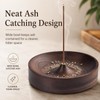 Incense Holder,Walnut Incense Stick Holders,Modern Simple Round Insence