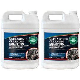 NORTHWEST ENTERPRISES Ultrasonic Cleaner Solution for Carburetors and Engine Parts. Concentrated Washing Compound for use in Ultrasonic Machines and Immersion Washers - Automotive Fluid (2 Gallons)