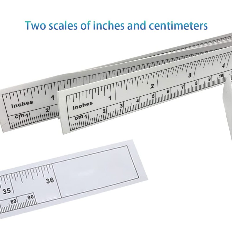 Self-Adhesive Tape Measure Sticky Measuring Tape Workbench Ruler Adhesive Table