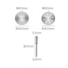 Mini Diamond Cutter Diameter 0.9 inch (22 mm) 10 Pieces