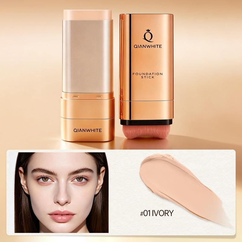 Korean Foundation Stick Foundation for Mature Skin Tint, Buildable Light