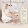 Baby Shower Stand, No-Assembly Baby Bath Stand with Enlarged Anti-Slip