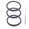 3-Pack Sealing Gaskets Replacement Parts Fits for NutriBullet Blenders 600w/900w
