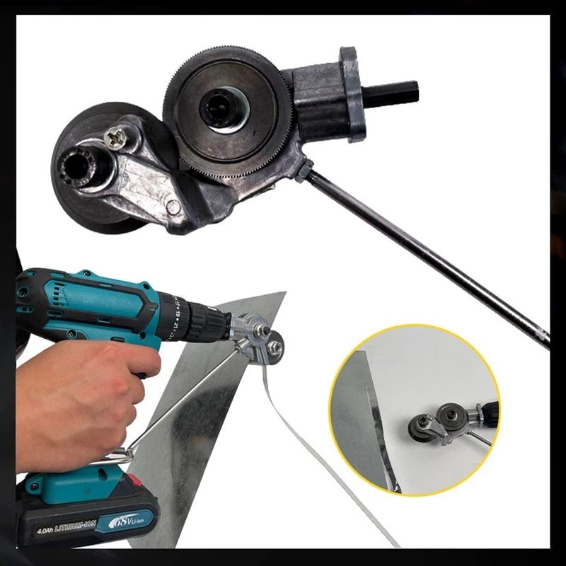 AUNMAS Electric Drill Conversion Plate Cutter, Electric Drill Scissors DIY