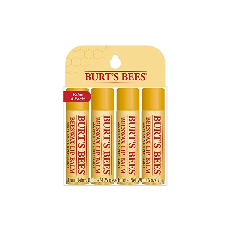 Burt's Bees Bálsamo labial para rellenar calcetines, regalo de vacaciones