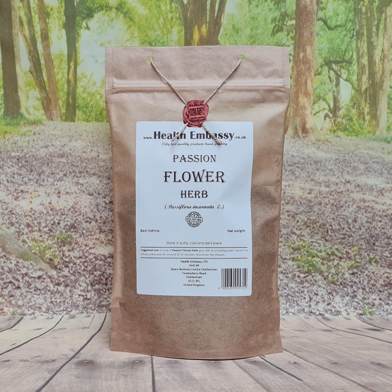 Health Embassy Passion Flower Herb (Passiflora incarnata) Loose Herbal Tea