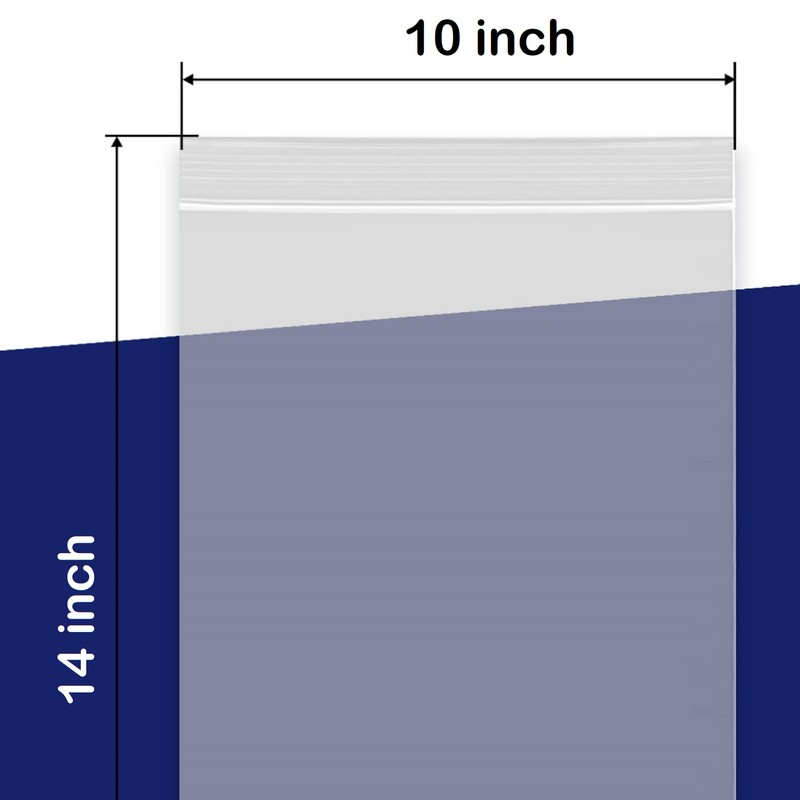 Sabco 100 Grip Seal Bags 10" x 14" | Reusable