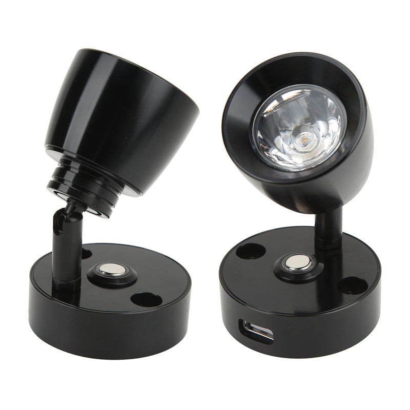 RV LED Reading Light Press Dimming Switch USB Port Wall