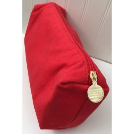 Origins NEW Origins Solid Red Canvas Makeup Cosmetic Travel Bag Case