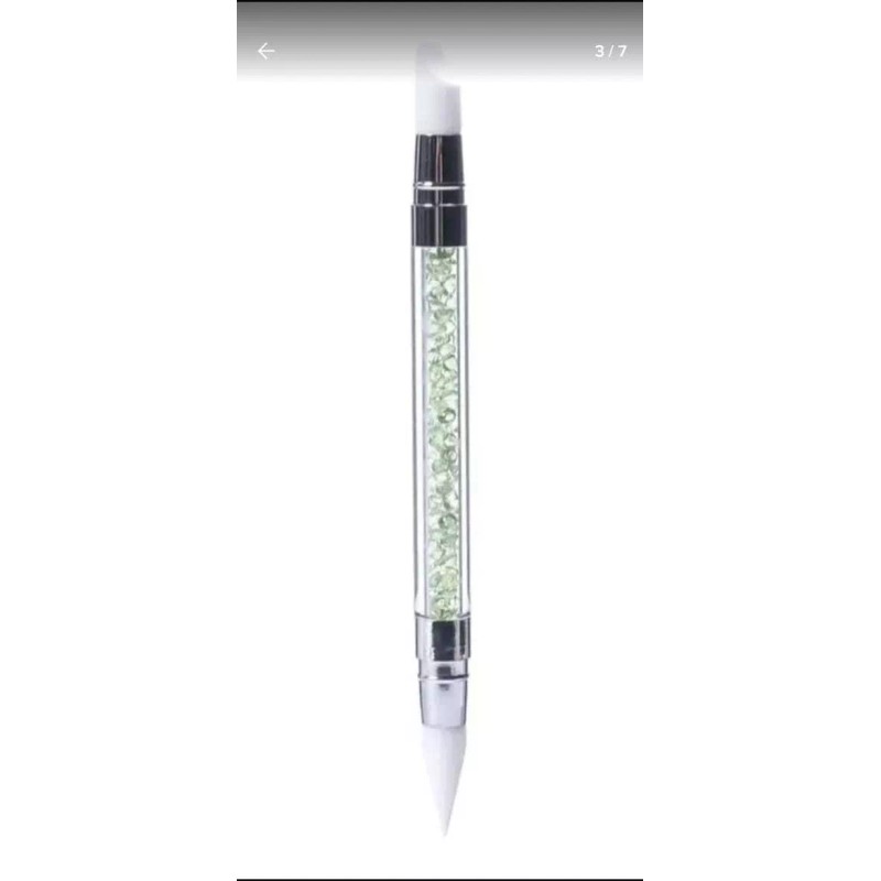 A&R Kit De 5 Pinceles Doble Punta Silicon Para Uñas