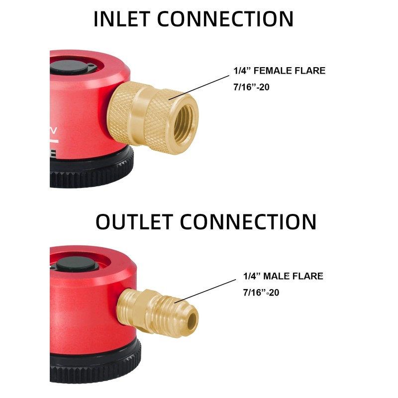 NONGKANG Nitrogen Purge Tool, Nitrogen Regulator HVAC, Adjustable Nitrogen Flow