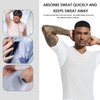 satithry 2 PCS mesh Men's Underarm Anti Sweat Spot Shirt