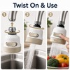 Adjustable Kitchen Sink Faucet Extension Nozzle for 3-Mode Water Flow