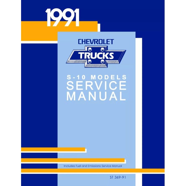 1991 Chevy S-10 Models Service Manual