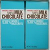 TRADER JOE'S SWISS MILK CHOCOLATE WITH 30% WHOLE HAZELNUTS 2 PACKS
