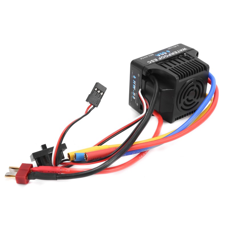 RC 60A Brushless Electronic Speed Controller ESC for 1/8 1/10