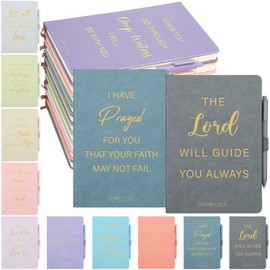 10-Pack Christian Prayer Journals & Pens Set – Inspirational Notebooks for Bible Study, Daily Devotional & Gratitude