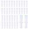 300Pcs S4 (4mm) Expansion Anchor Kit with 6mm Drill Bit